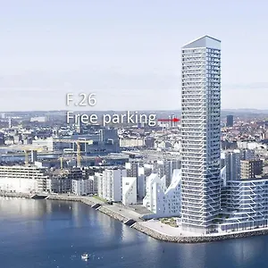  Apartment 26-etage Med Utrolig Havudsigt Dänemark